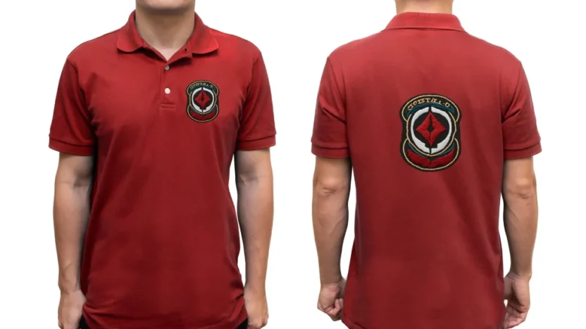 custom embroidered polo t-shirts