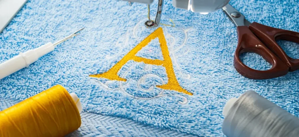 custom embroidered polo t-shirts closeup view