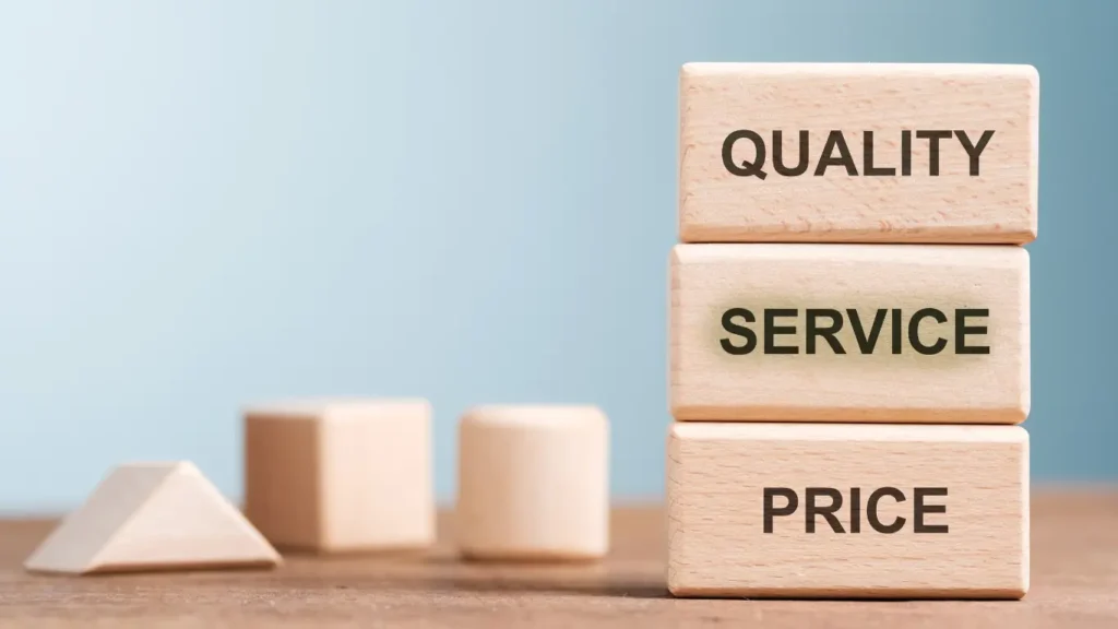 Comparing Pricing and Quality