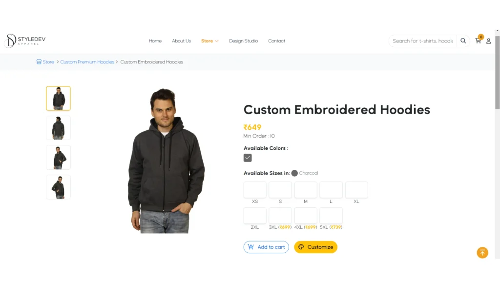 custom hoodies near me